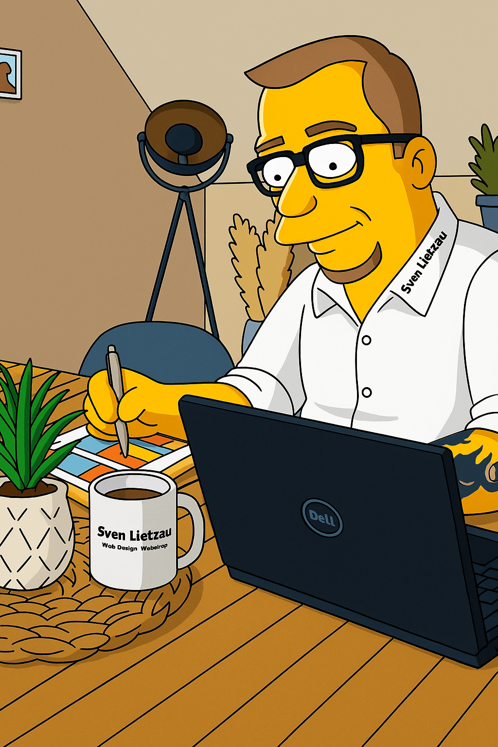 20250629 0938 Simpsons Style Cartoon